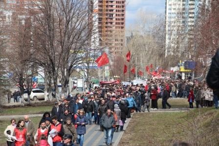 марш пенсионеров в Самаре|Фото:http://www.samkprf.ru/