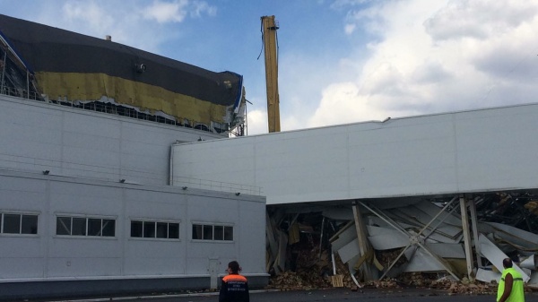 обрушение склада на территории сокового завода в Липецкой области|Фото: Следственный комитет России
