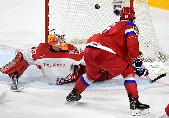 Россия Дания ЧМ по хоккею|Фото: fhr.ru