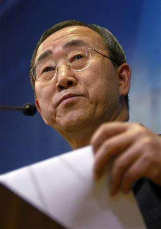 пан ги мун генеральный секретарь организации объединенных наций оон|Фото: images.scotsman.com