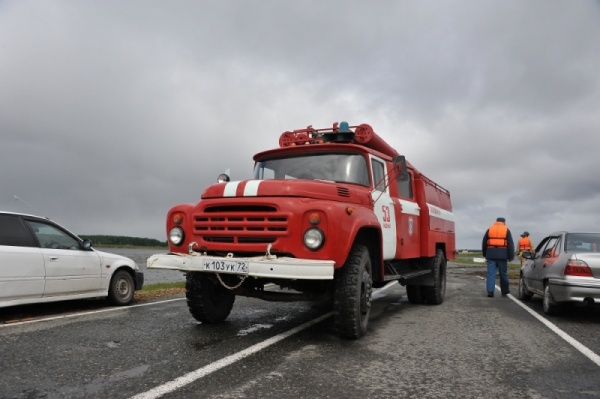 Доставка пожарной машины в Кош-Корогай|Фото: 72.mchs.gov.ru