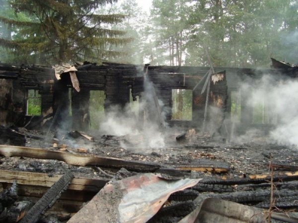 Заводоуковск, пожар в профилактории Нива|Фото: 72.mchs.gov.ru