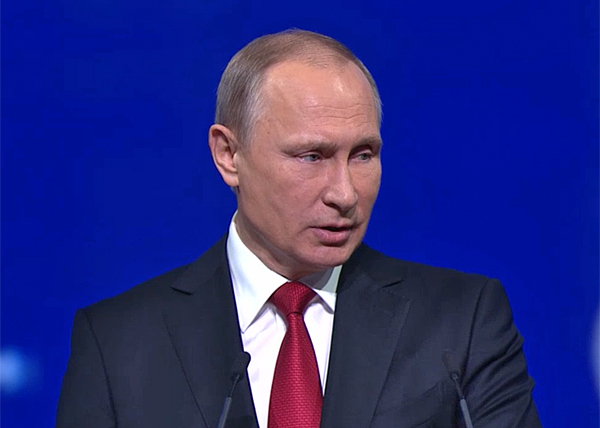 ПМЭФ, пленарное заседание, Владимир Путин|Фото: forumspb.com