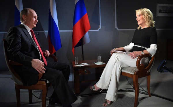 Владимир Путин Меган Келли интервью|Фото: пресс-служба президента РФ
