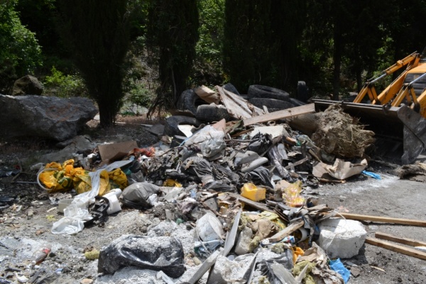 свалка, ялта, несанкционированная свалка, мусор|Фото:пресс-служба администрации Ялты