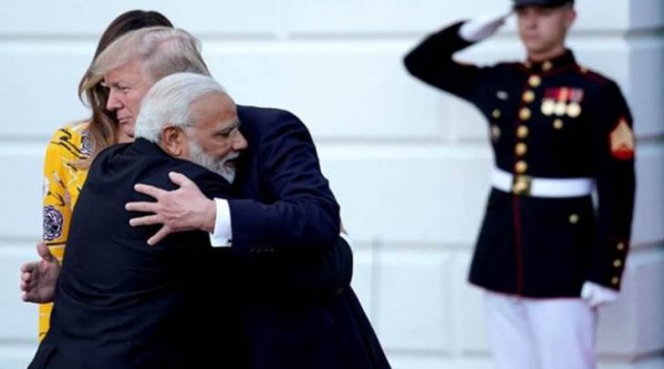 Встреча глав США и Индии|Фото: http://indianexpress.com