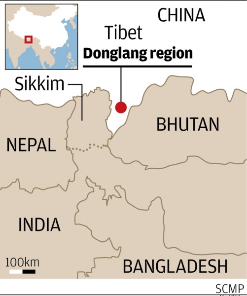 Доклам - спорный участок китайско-индийской границы|Фото: scmp.com