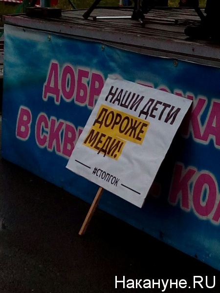 митинг, томинский ГОК, Стоп-ГОК,|Фото: Накануне.RU