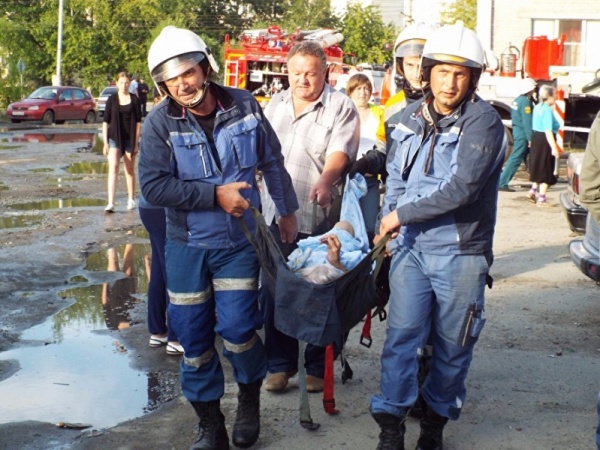 эвакуация, пожар, общежитие, Машиностроителей|Фото:ГУ МЧС России по Курганской области
