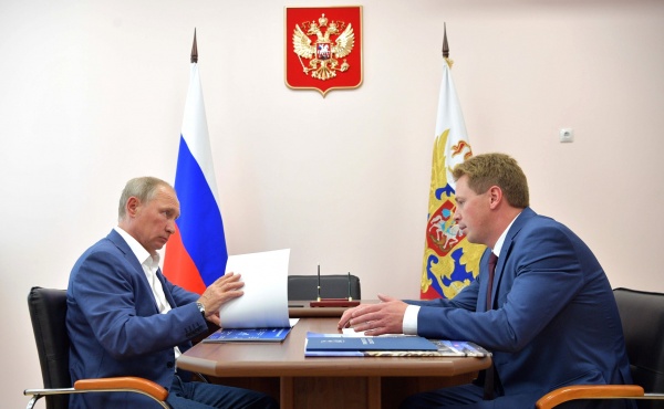 Владимир Путин, Дмитрий Овсянников, Севастополь|Фото:http://kremlin.ru/