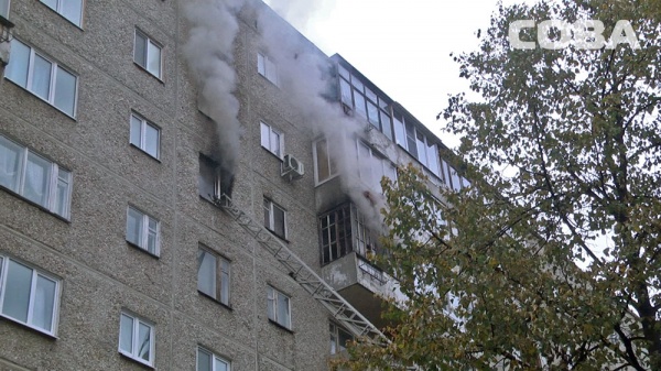 пожар Волгоградская Екатеринбург|Фото: служба спасения СОВА