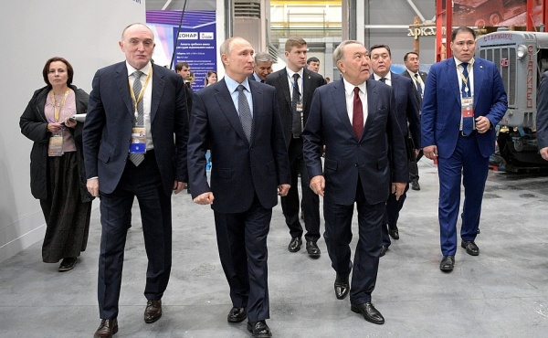 Дубровский, Путин, Назарбаев(2017)|Фото: kremlin.ru