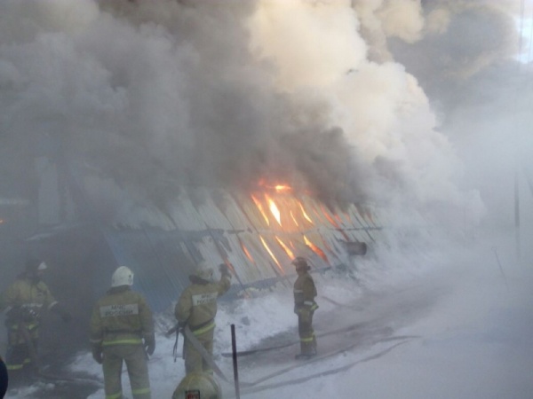 пожар, обувной цех, Новосибирская область(2018)|Фото:54.mchs.gov.ru