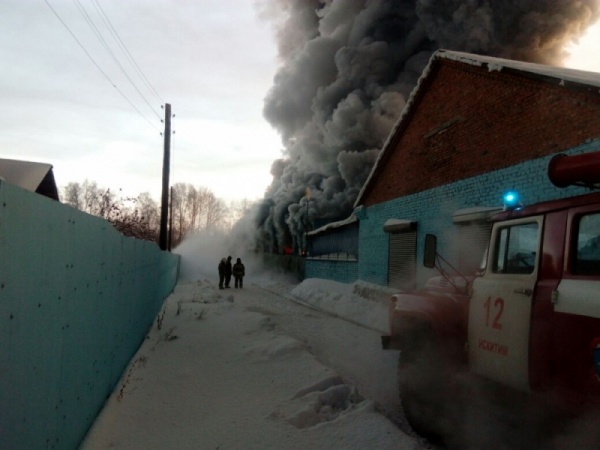 пожар, обувной цех, Новосибирская область(2018)|Фото:54.mchs.gov.ru