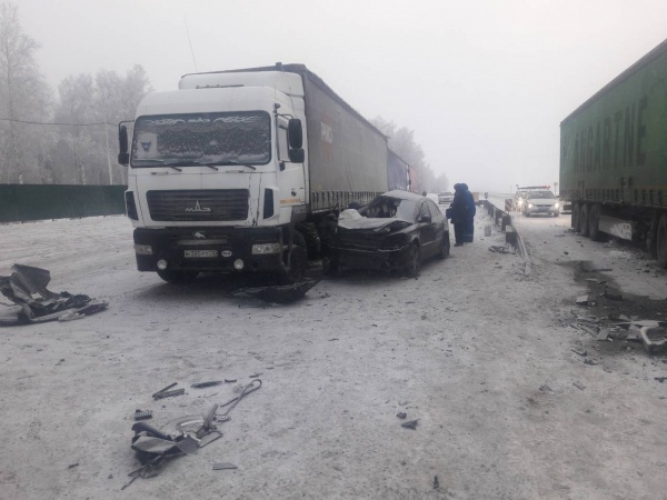 279 км Тюмень - Омск авария двое погибших(2018)|Фото: Пресс-служба УГИБДД по Тюменской области