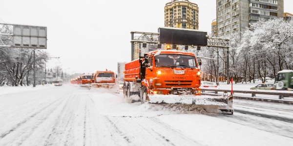Москва, снегопад(2018)|Фото: ГБУ "Автомобильные дороги"