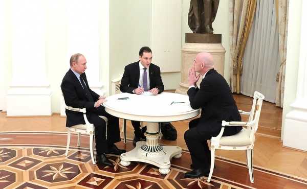 Владимир Путин Джанни Инфантино(2018)|Фото: пресс-служба президента России