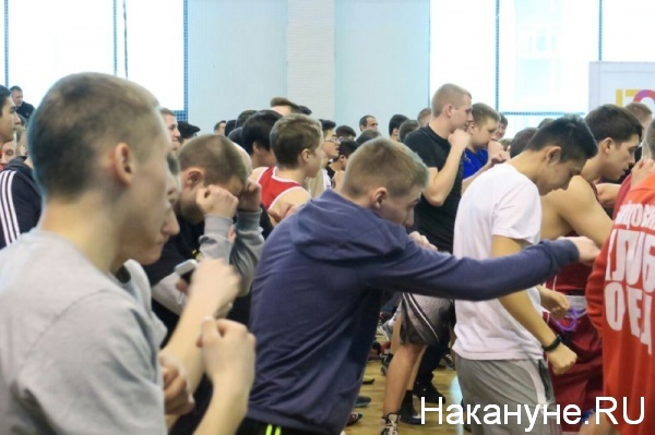 тренировка, мастер-класс, Майк Тайсон, Костя Цзю, Екатеринбург(2018)|Фото:Накануне.RU