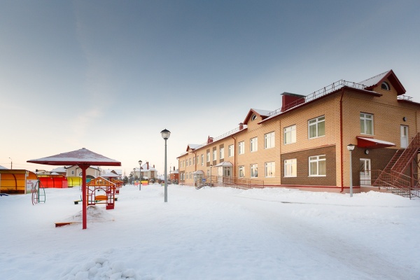 детский сад, снег, грибок, детская площадка, роснефть(2018)|Фото:пресс-служба Роснефть