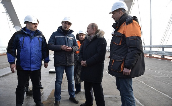 Владимир Путин, Крымский мост(2018)|Фото: пресс-служба президента России