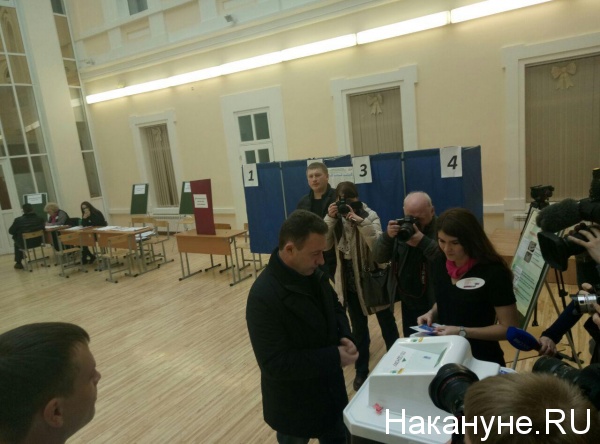 Игорь Холманских, выборы президента-2018, голосование(2018)|Фото: Накануне.RU