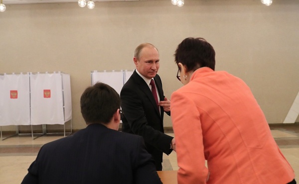Владимир Путин, выборы президента-2018, голосование(2018)|Фото: пресс-служба президента России