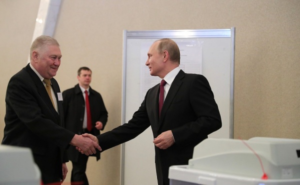 Владимир Путин, выборы президента-2018, голосование(2018)|Фото: пресс-служба президента России