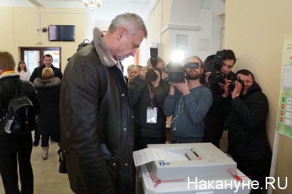 Сергей Носов, выборы президента-2018, голосование(2018)|Фото: Накануне.RU