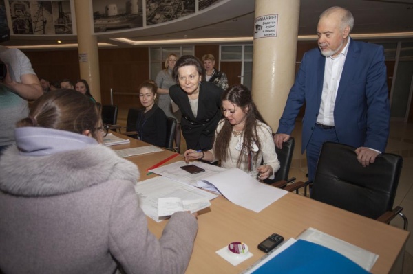 Наталья Комарова, выборы президента, Сургут(2018)|Фото: правительство Югры