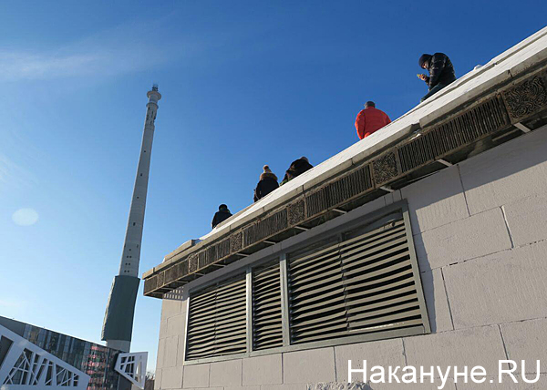 подготовка к сносу телебашни в Екатеринбурге | Фото: Накануне.RU