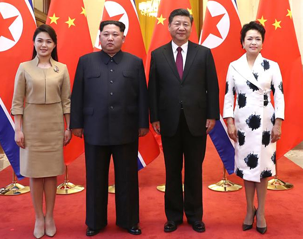 Ким Чен Ын Ли Соль Чжу | Фото:Синьхуа
