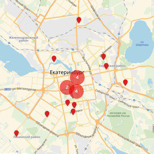 тотальный диктант, карта, Екатеринбург(2018)|Фото: totaldict.ru