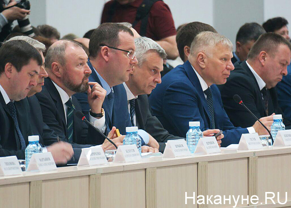 совещание с главами муниципалитетов Свердловской области, Сергей Носов(2018)|Фото: Накануне.RU
