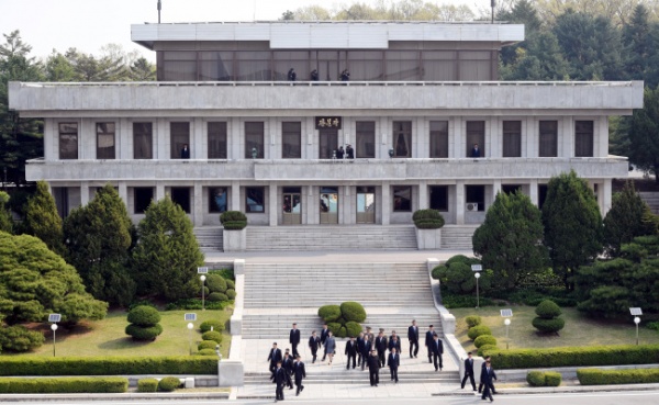 Дом мира в Пханмунчжоме, где проходит межкорейский саммит(2018)|Фото: www.koreaherald.com