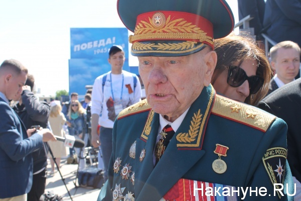 день победы, парад, Москва, ветеран Дмитрий Михалик(2018)|Фото: nakanune.ru
