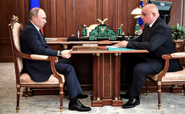 Владимир Путин, Сергей Цивилев(2018)|Фото: пресс-служба президента России