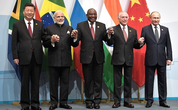 Главы стран БРИКС на саммите в Йоханесбурге(2018)|Фото: kremlin.ru