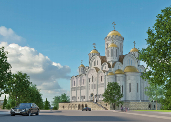 проект собора святой Екатерины(2018)|Фото: Министерство строительства и развития инфраструктуры Свердловской области
