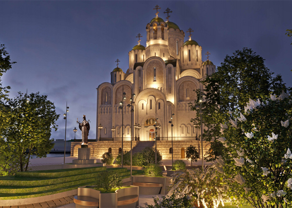 проект собора святой Екатерины(2018)|Фото: Министерство строительства и развития инфраструктуры Свердловской области
