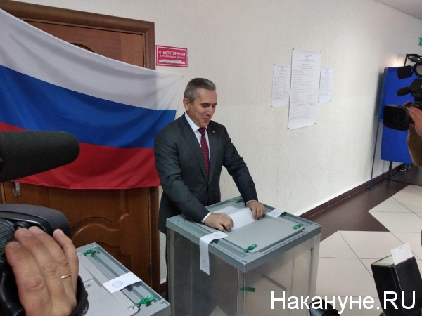 выборы-2018, голосование, Тюмень, Александр Моор(2018)|Фото: Накануне.RU