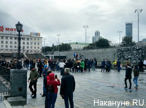 митинг сторонников Навального в Екатеринбурге(2018)|Фото: Накануне.RU