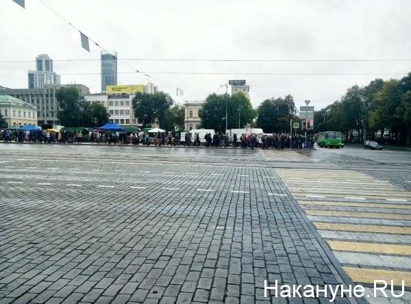 митинг сторонников Навального в Екатеринбурге(2018)|Фото: Накануне.RU