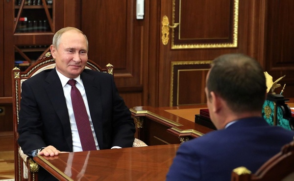 Владимир Путин, Вадим Шумков(2018)|Фото: kremlin.ru