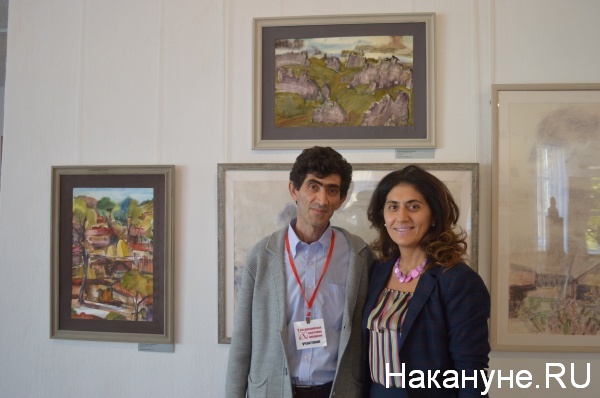 Варужан Акопян, художник, Пятая всероссийская выставка акварели, Курган | Фото:Накануне.RU