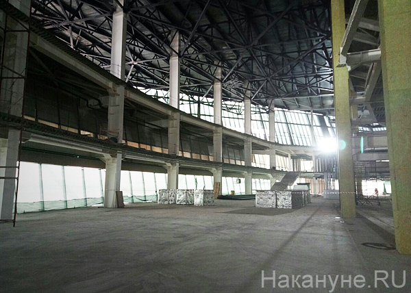 строительная площадка конгресс-центра, МВЦ "Екатеринбург-ЭКСПО"(2018)|Фото: Накануне.RU
