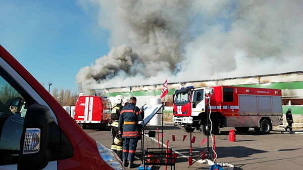пожар на складе в Волгограде(2018)|Фото: ГУ МЧС России по Волгоградской области