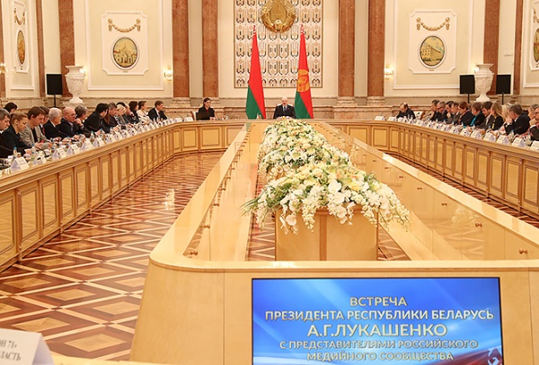 Александр Лукашенко на встрече с представителями российского медийного сообщества(2018)|Фото: http://president.gov.by/