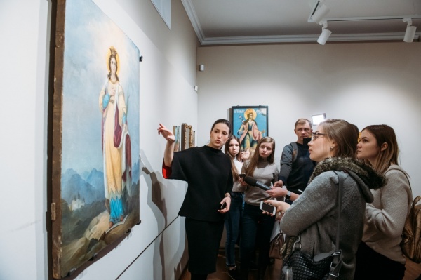 Святая Великомученица Екатерина, выставка в музее ИЗО(2018)|Фото: Фонд святой Екатерины