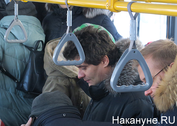 Александр Высокинский в трамвае(2018)|Фото: Накануне.RU