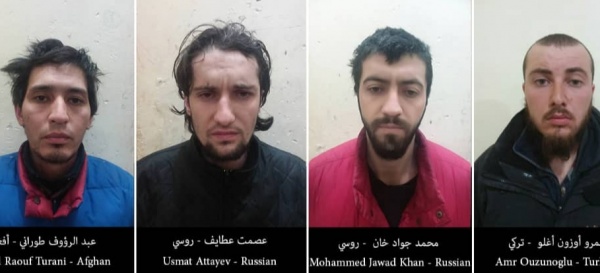 Усмат Аттаев, Мохаммед Джавад Хан, Абдул Рауф Турани, Амр Оузуноглуp(2019)|Фото: Пресс-служба SDF